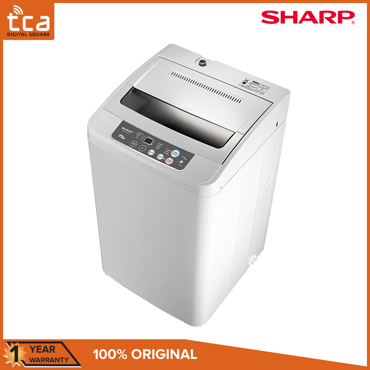 sharp 7.5 kg washing machine automatic