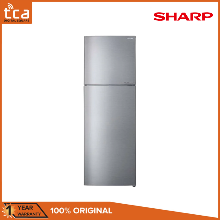 Sharp SJ FTS08BVS DS 7 9 Cu Ft Two Door No Frost Inverter Refrigerator TCA DIGITAL SQUARE